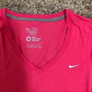Hot pink Nike T-shirt